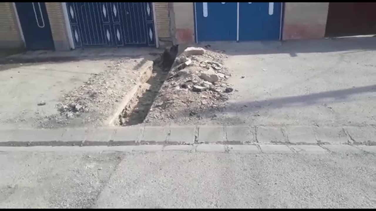 گلایه از وضع نامناسب یک خیابان در زاهدان + فیلم