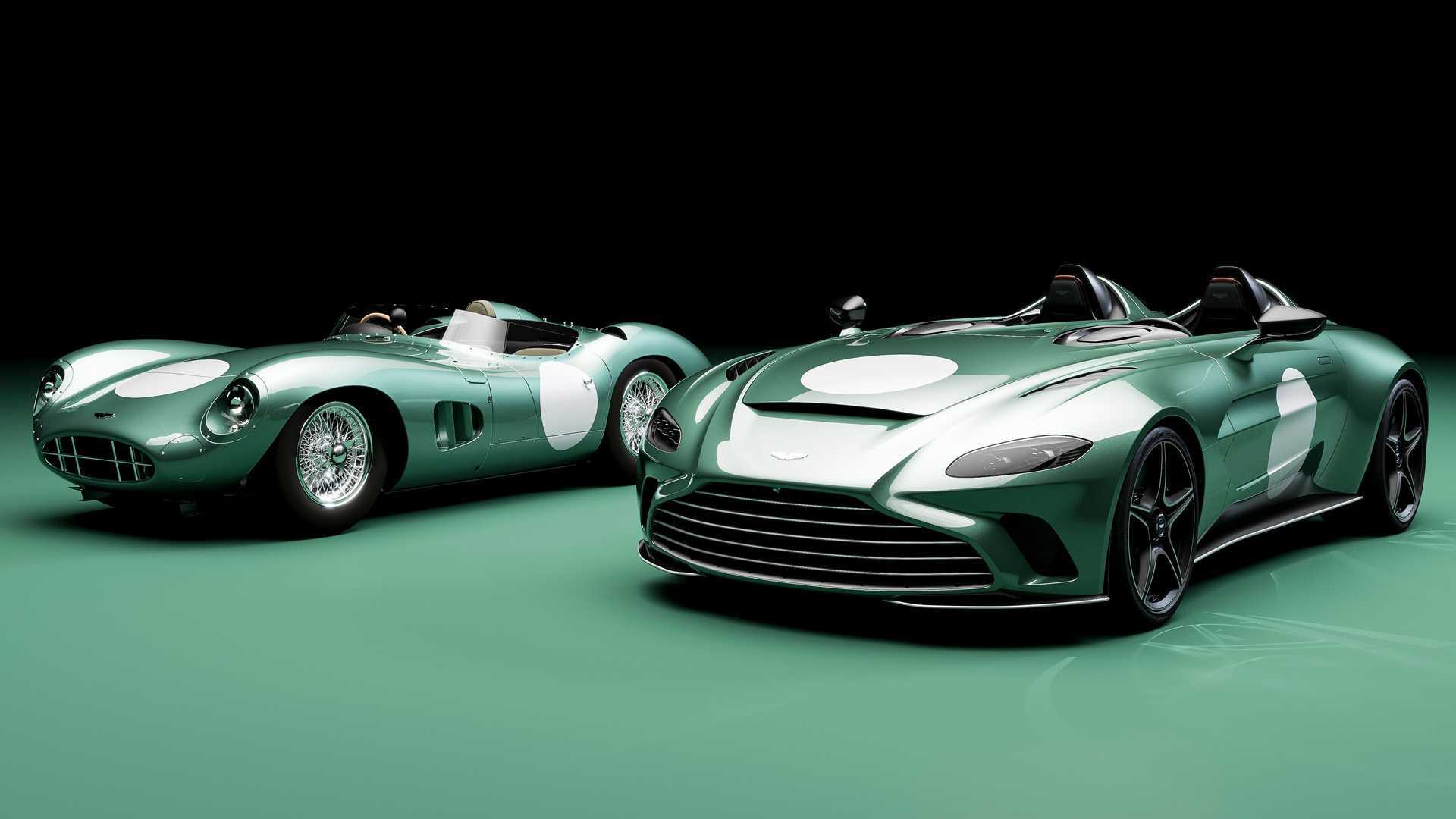 Aston Martin V12 Speedster بسته مشخصات DBR1 را با الهام از یکپارچه سازی می کند