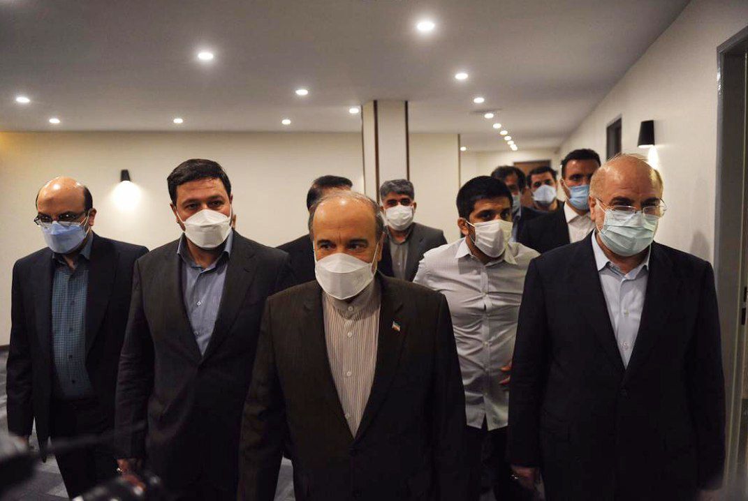 افتتاح خانه کشتی شهید صدرزاده با حضور رئیس مجلس شورای اسلامی