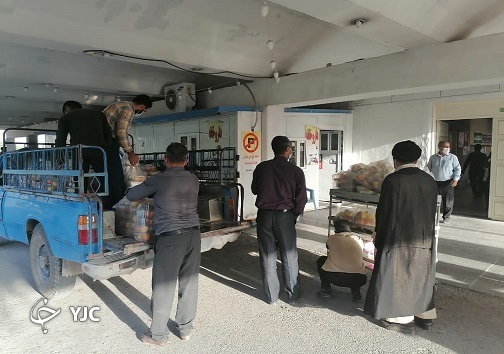توزیع ۸۰۰ بسته میوه میان بیماران کرونایی در اندیمشک