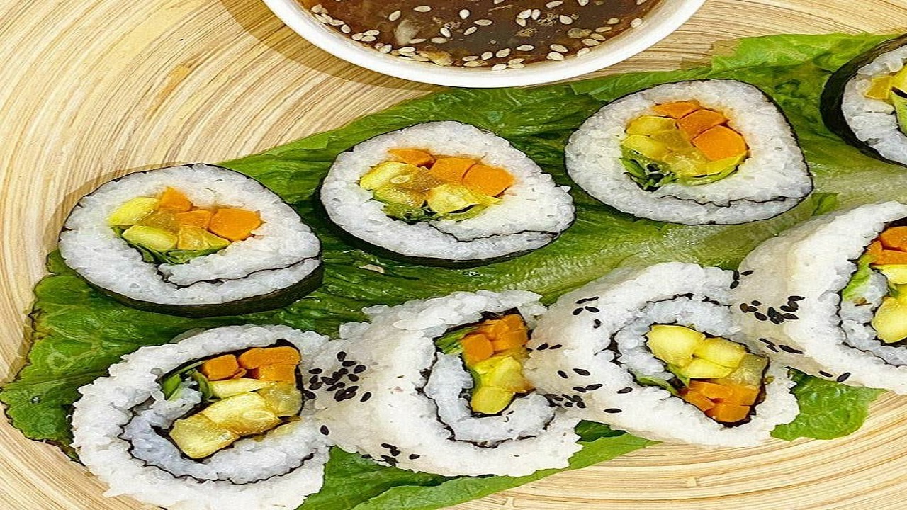 طرز تهیه سوشی سبزیجات