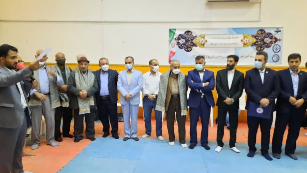 تجلیل از ورزشکاران و پیشکسوتان ورزش زورخانه ای گیلان به مناسبت هفته ترویج فرهنگ پهلوانی + تصاویر