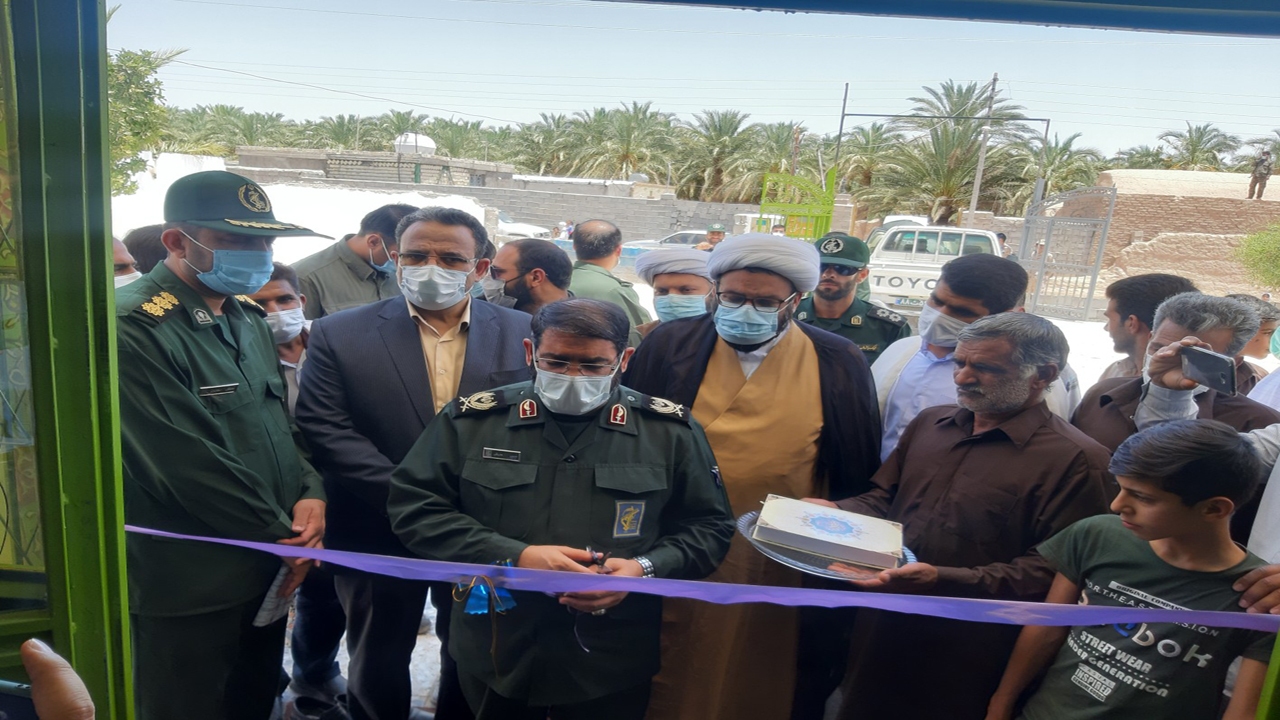 افتتاح ۱۶۴ طرح سپاه در مناطق محروم ریگان