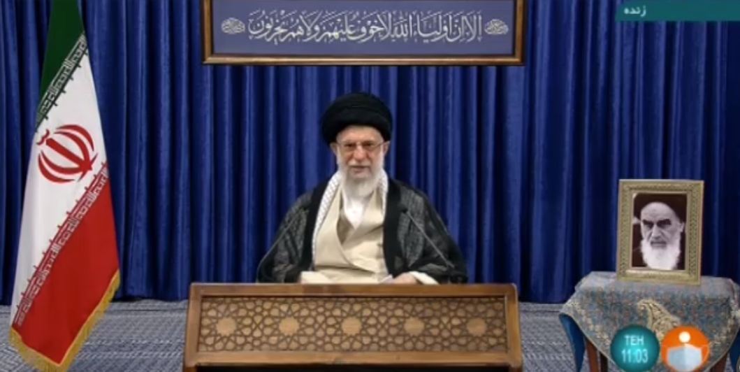 پوشش سخنرانی رهبر انقلاب در سالگرد رحلت امام خمینی (ره) در رسانه‌های خارجی + تصاویر