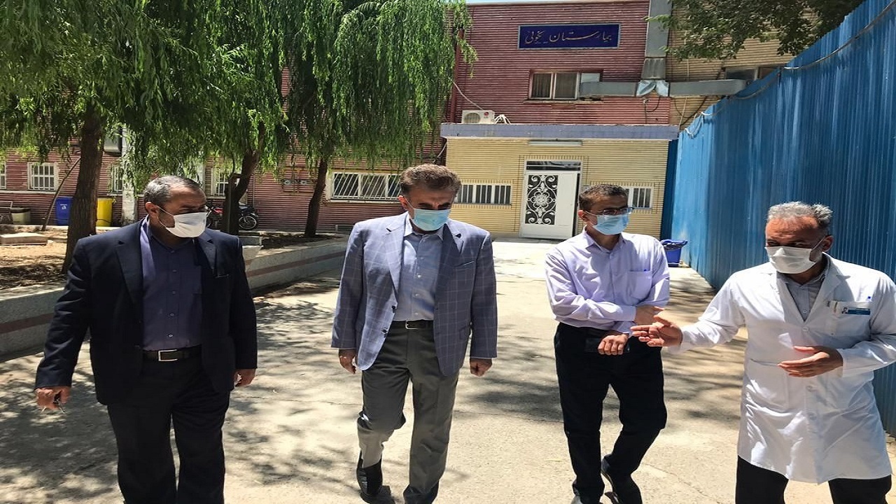 وضعیت بخش روانپزشکی بیمارستان فرقانی قم بررسی شد