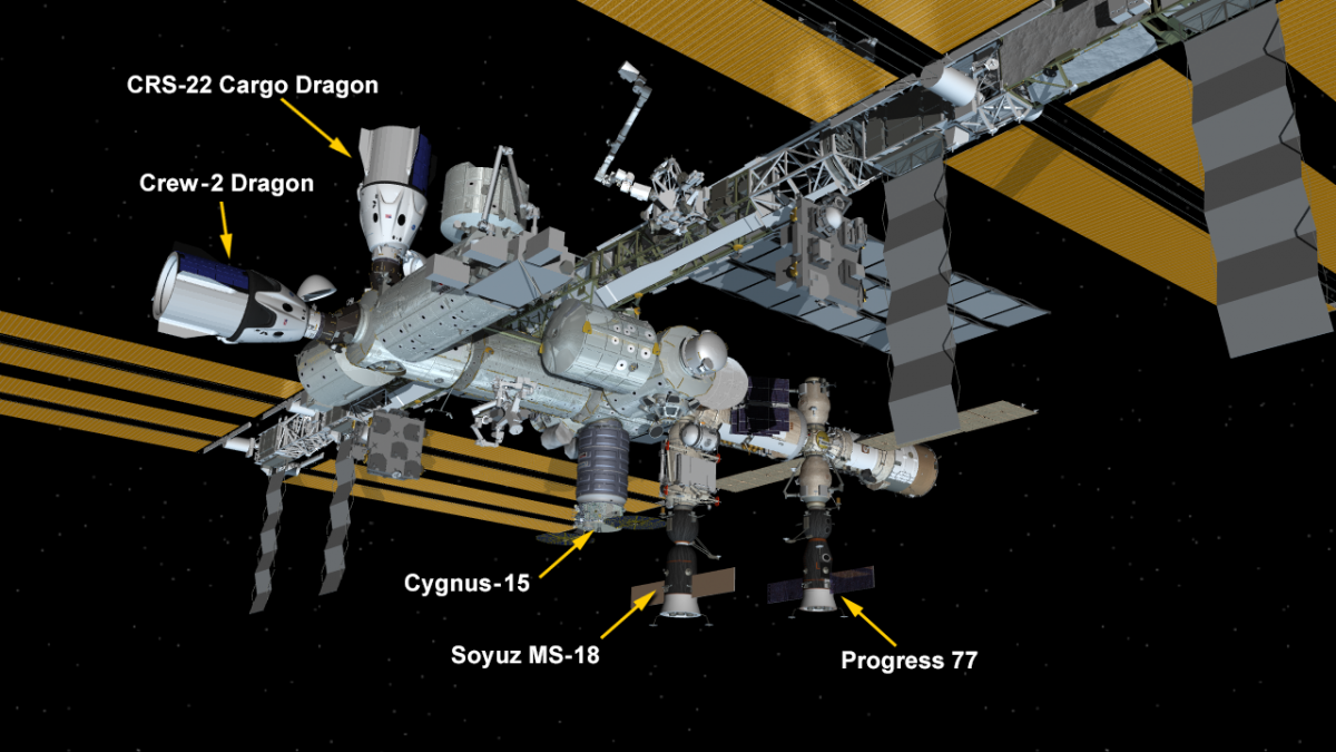 فضاپیمای باری SpaceX Dragon به ایستگاه فضایی متصل شد