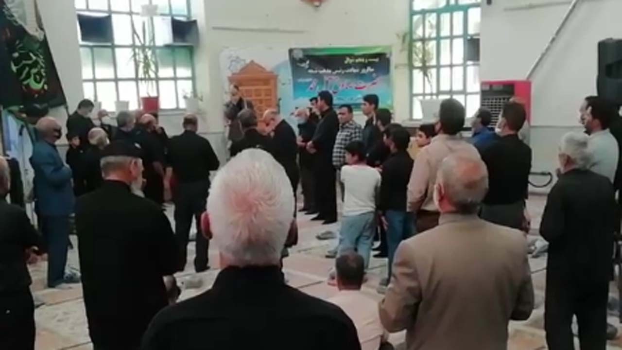 مراسم سوگواری شهادت امام جعفرصادق(ع) در کاشمر + فیلم