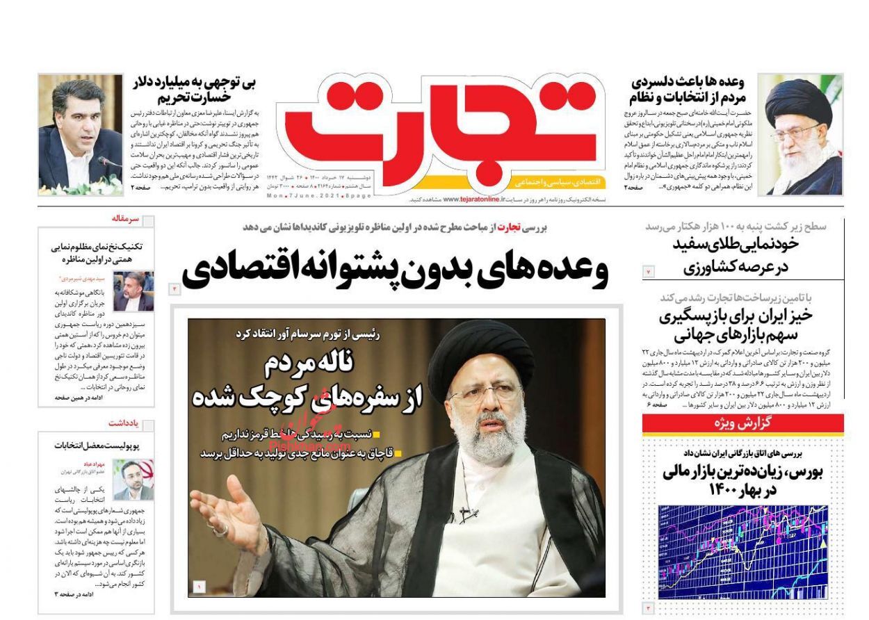 بورس زیان&zwnj;ده ترین بازار مالی در بهار ۱۴۰۰/ مناظره ناتمام اقتصادی/ ماجرای پیچیده وعده&zwnj;های مسکنی