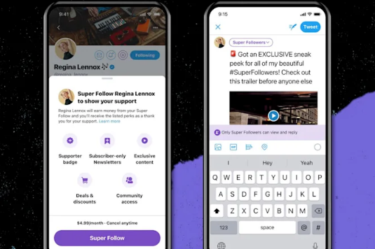 توئیتر قابلیت جدیدی به نام Super Follows را ارائه خواهد کرد