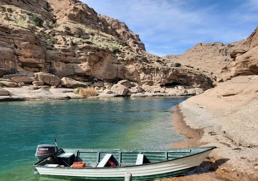 تصویری از رودخانه دز 