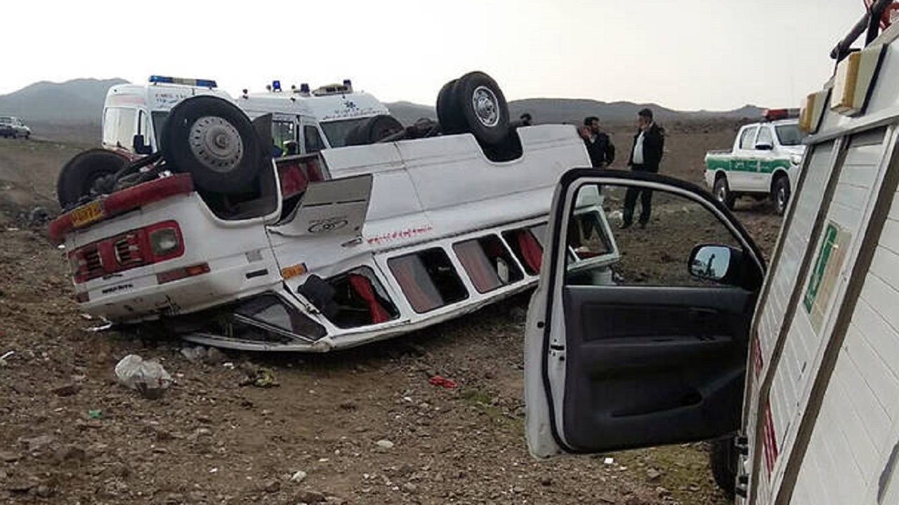 مصدومیت ۷  نفر در یک حادثه رانندگی در مشهد