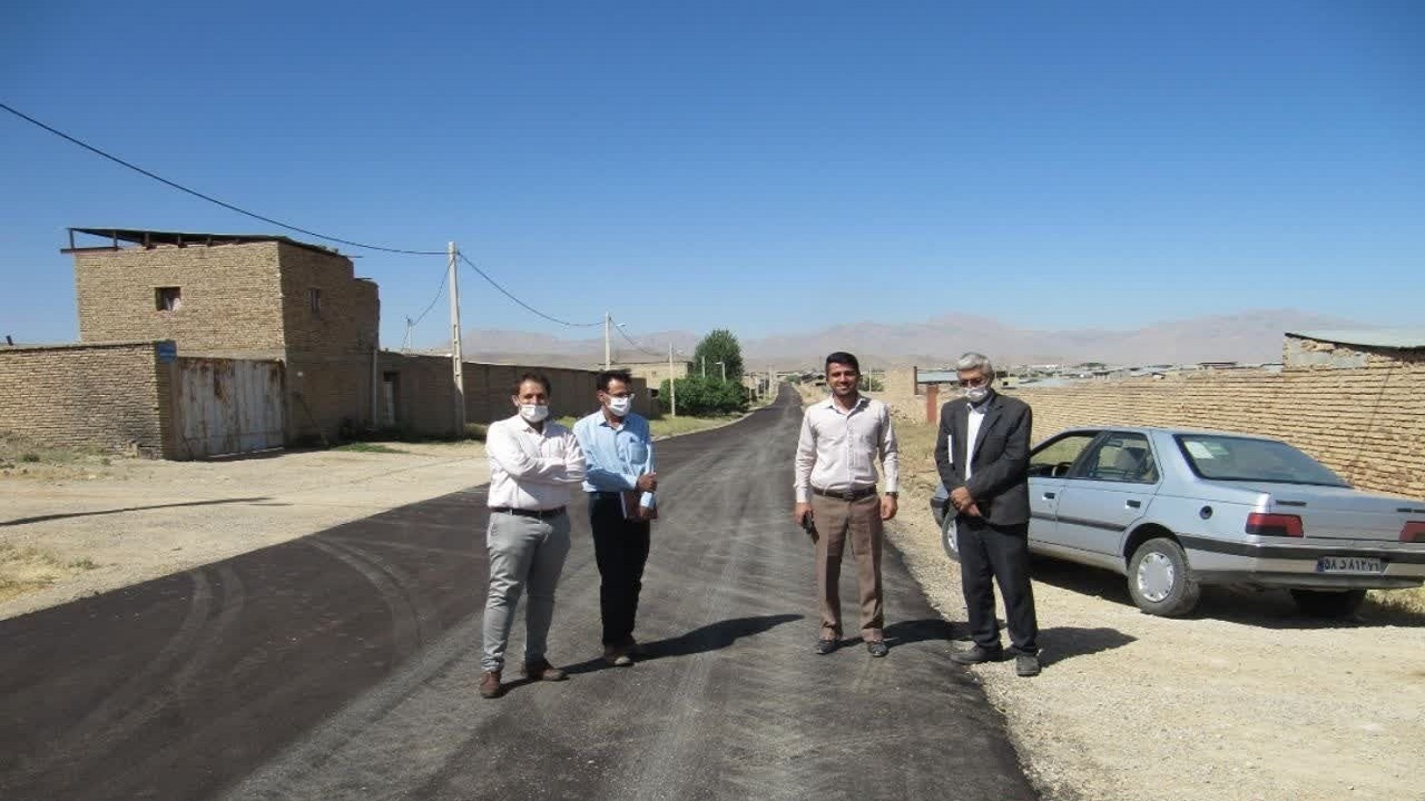 پایان عملیات اجرایی جاده اصلی مجتمع دامداری کیان