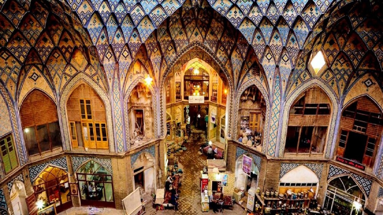 نمایی تماشایی از بازار بزرگ اصفهان + فیلم