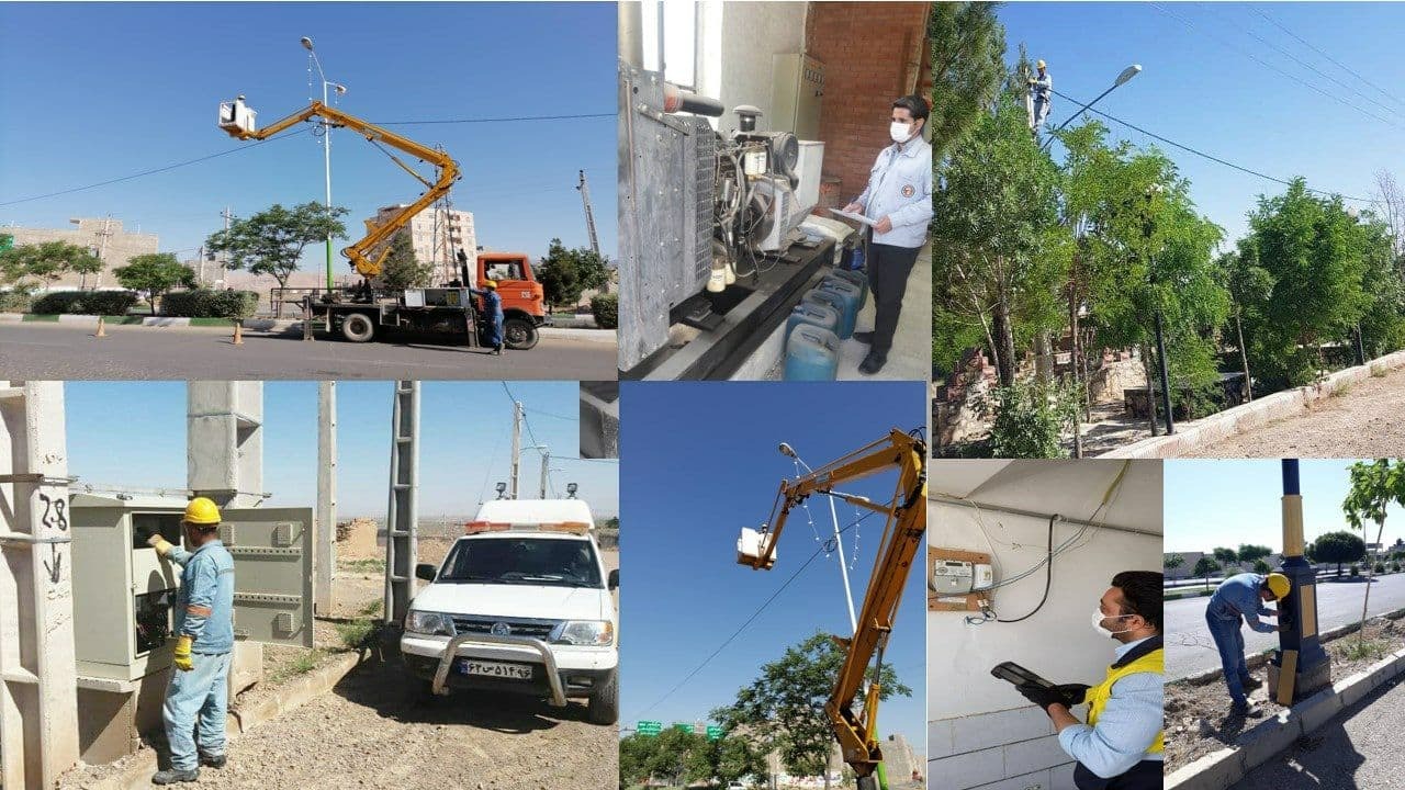 اجرای رزمایش عبور از پیک بار برق تابستان در استان سمنان