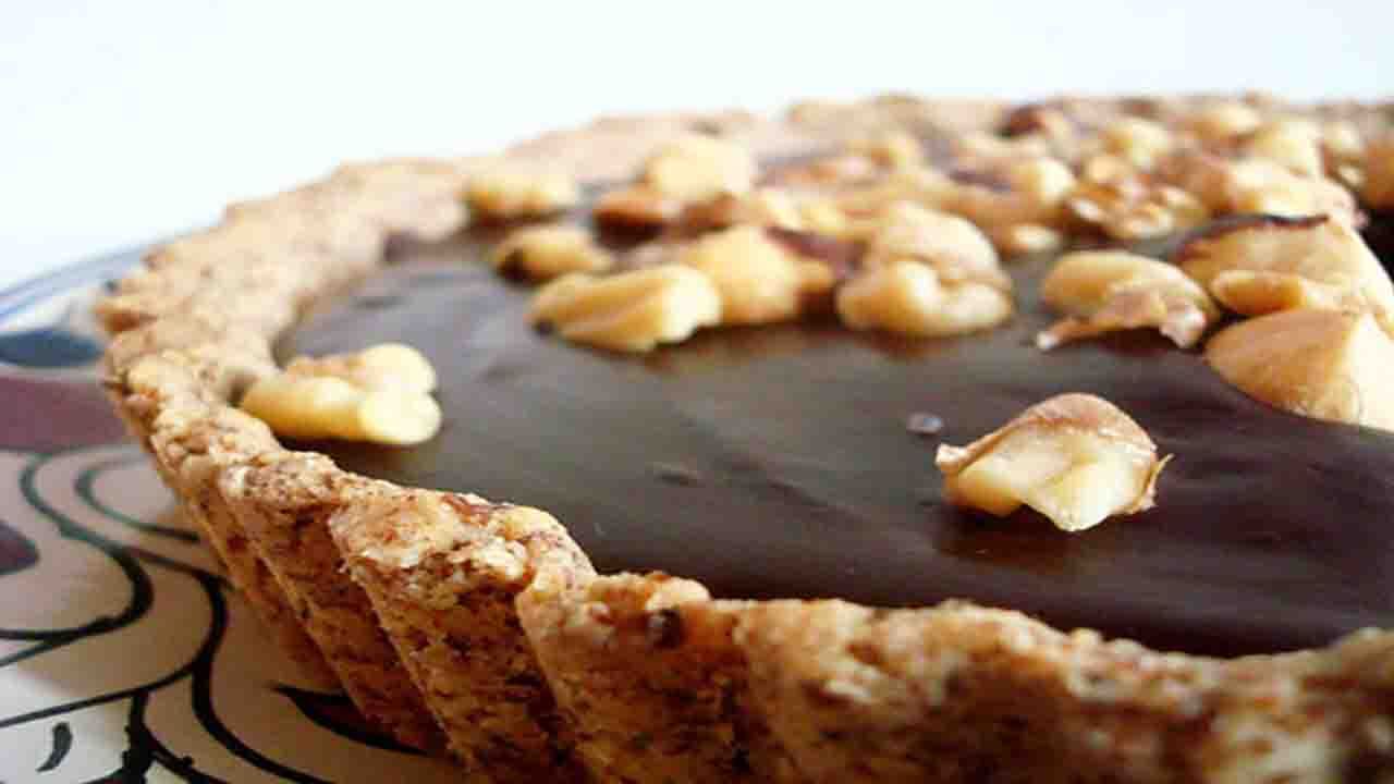 تارت با شکلات‌مغزدار + طرز تهیه
