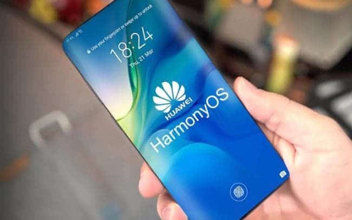 تصویر تلفن همراه جشن هوآوی برای استقبال کاربران از سیستم عامل HarmonyOS