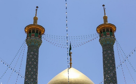فضاسازی حرم حضرت معصومه (س) به مناسبت دهه کرامت+تصاویر