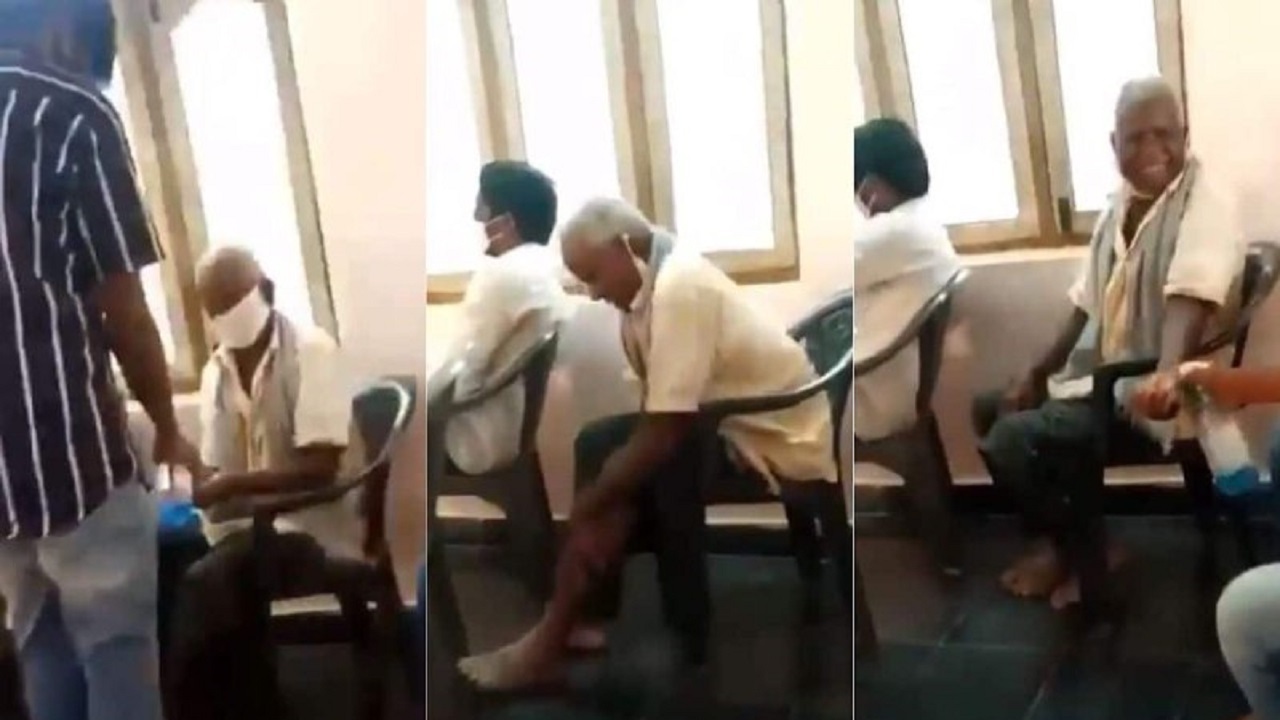 روش عجیب مرد هندی در استفاده از مایع ضدعفونی کننده!