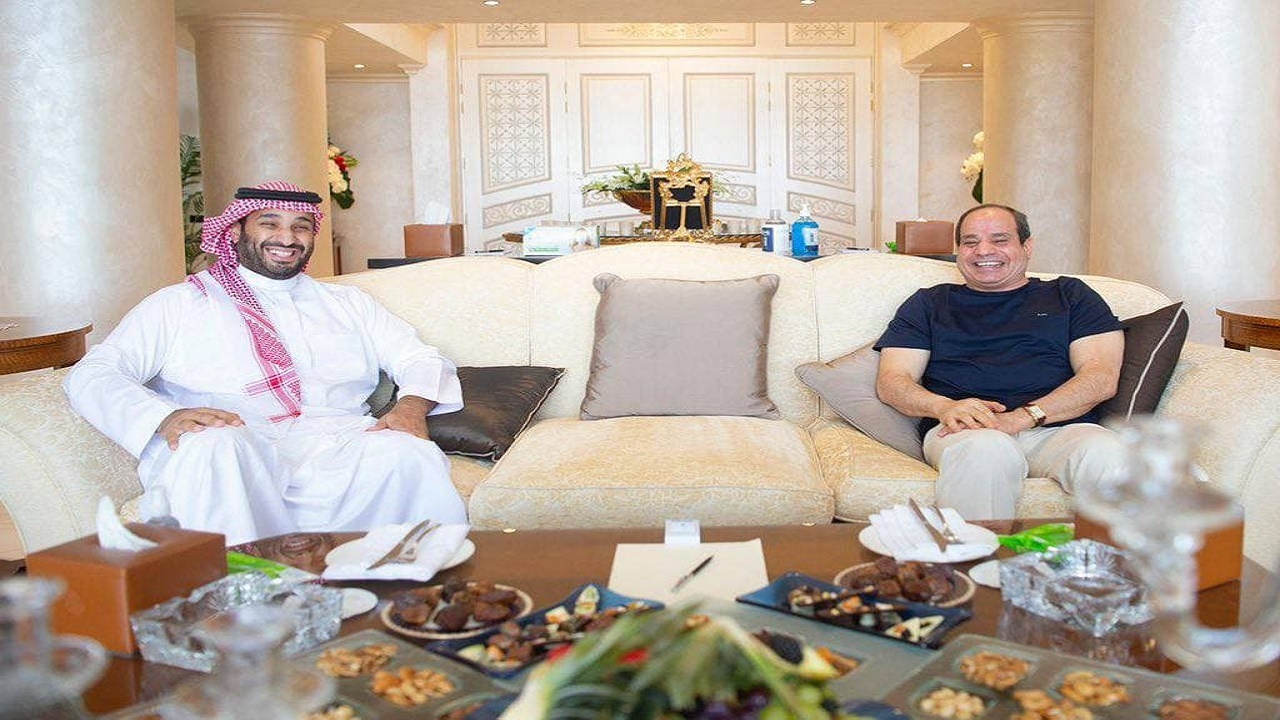 دیدار عبدالفتاح السیسی و بن سلمان در مصر