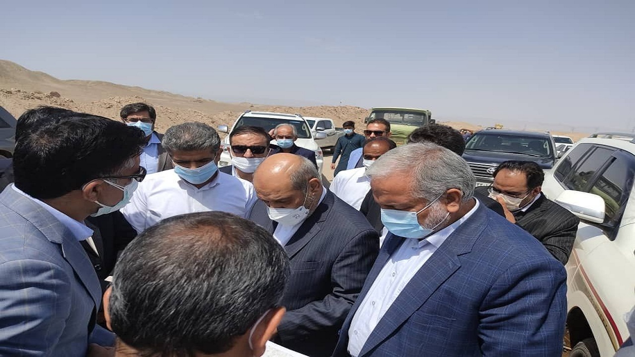 دبیر شورایعالی مناطق آزاد از بزرگراه زاهدان - زابل دیدن کرد