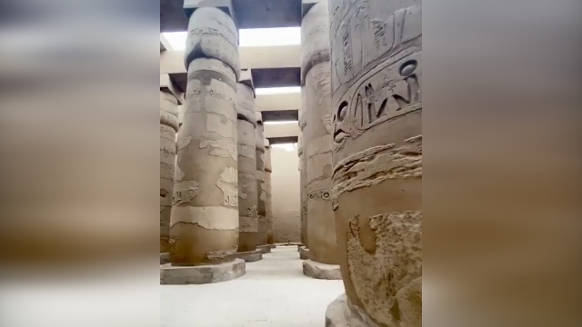 معبدی که بیش از ۳۰ فرعون را به خود دیده است + فیلم