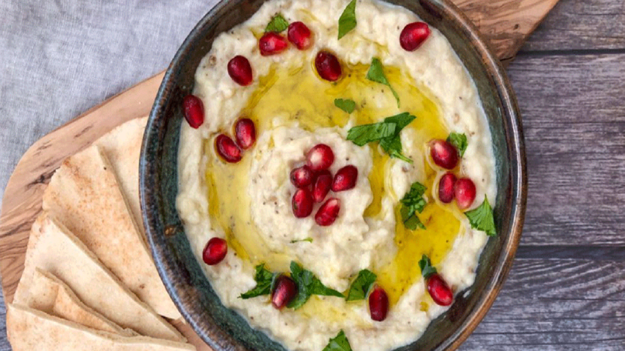 طرز تهیه مطبل لبنانی ؛ یک پیش غذای عربی خوشمزه با ماست و بادمجان