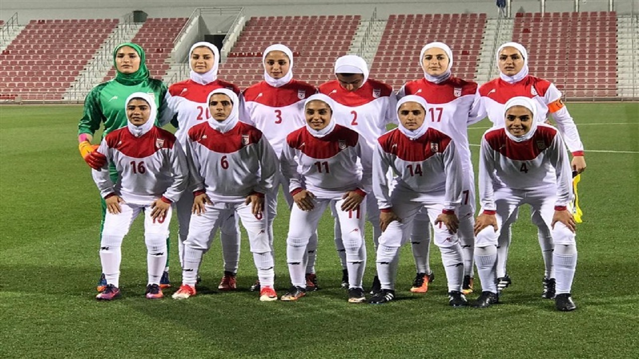 برد ۸ گله بانوان فوتبالیست ایران مقابل افغانستان