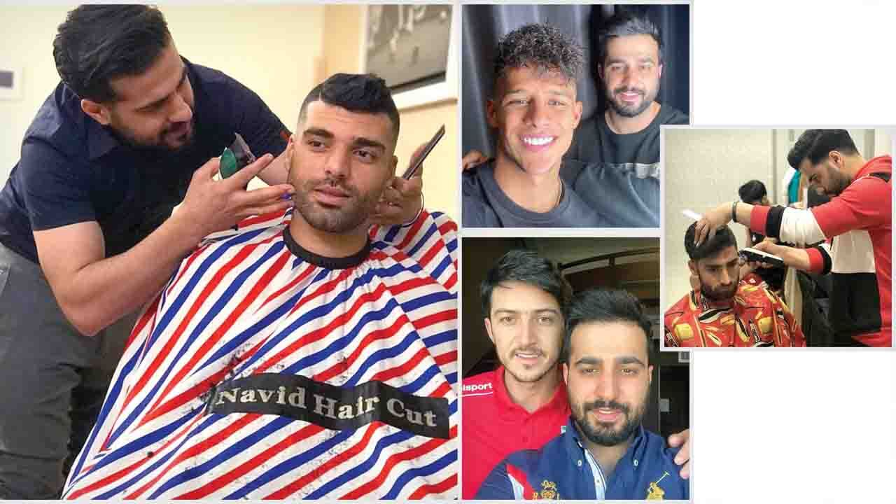 ناگفته‌های آرایشگر اختصاصی فوتبالیست‌ها؛ مدل‌موی خاص رضاییان را من زدم + تصاویر