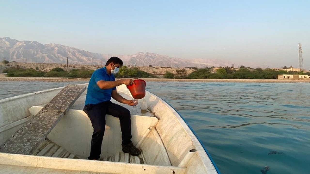 بررسی علت آلودگی آب دریا در کنگان