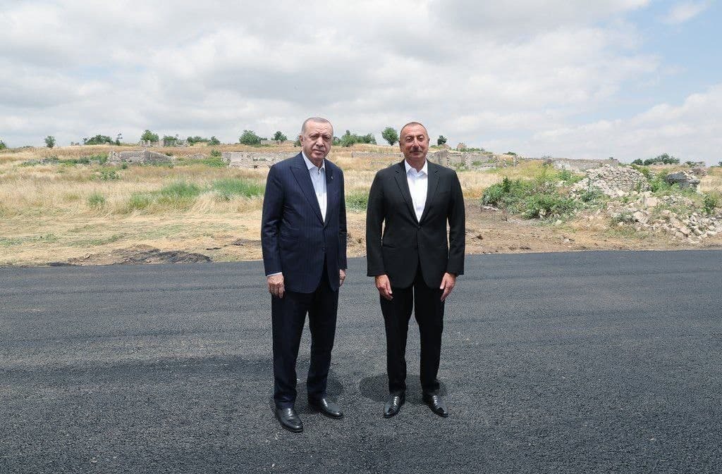 بازدید اردوغان از شهر آزاد شده &laquo;شوشا&raquo; در قره&zwnj;باغ کوهستانی