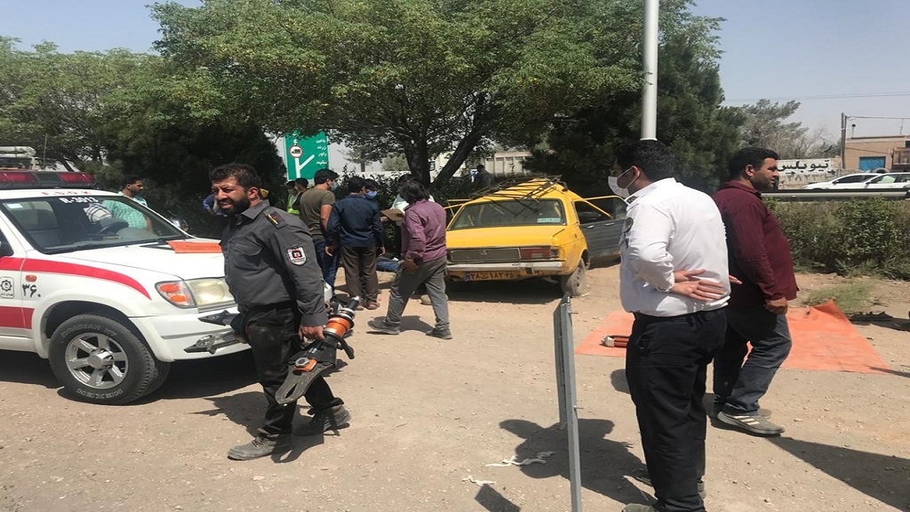 سه فوتی و مجروح بر اثر تصادف در بزرگراه آیت‌الله هاشمی‌ کرمان