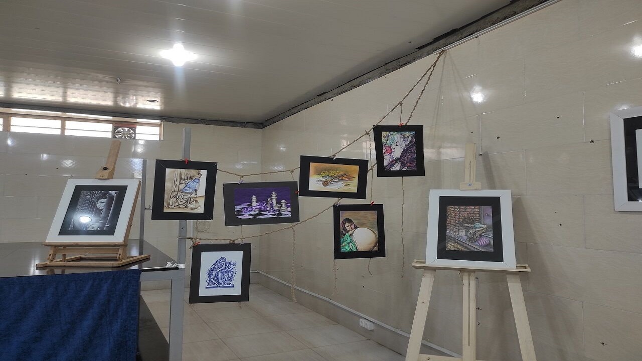 برپایی نخستین نمایشگاه سوخته‌نگاری در بانه