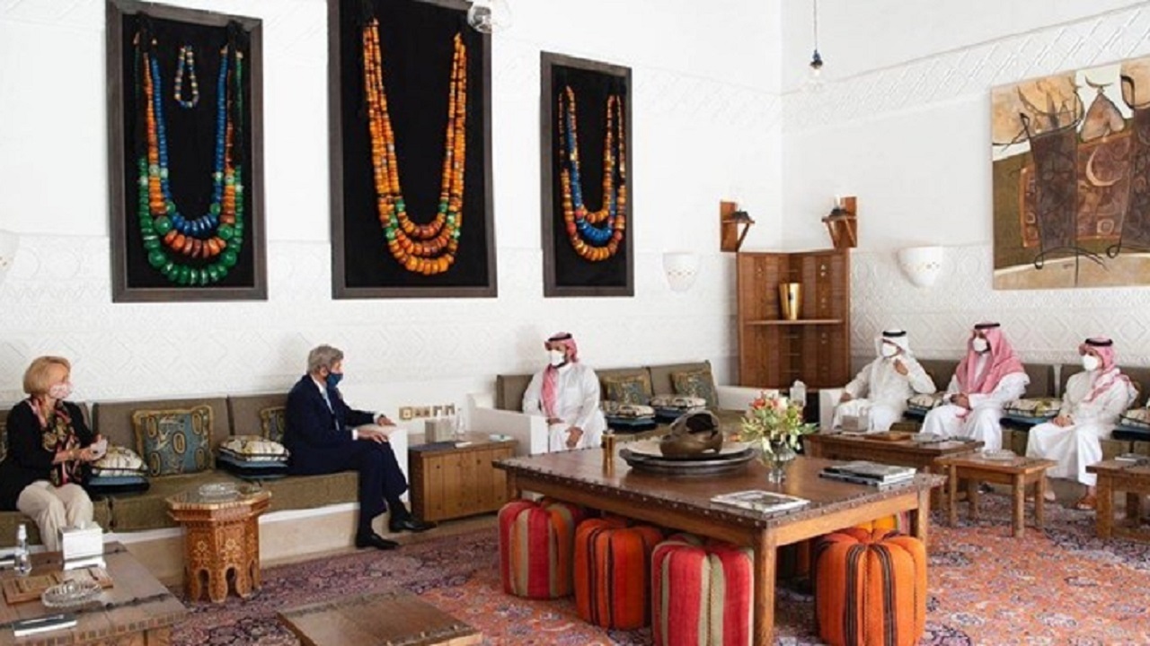 دیدار بن‌سلمان و جان کری در ریاض