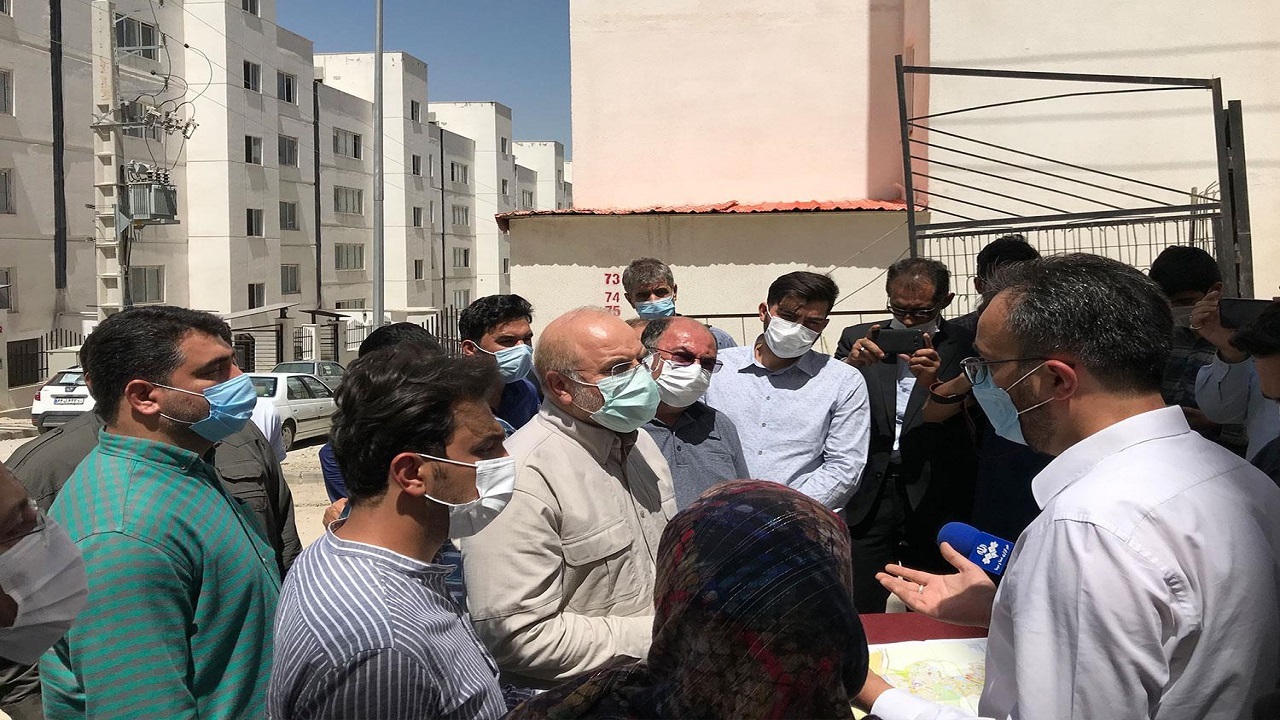 بازدید سرزده قالیباف از فاز ۸ شهر پردیس