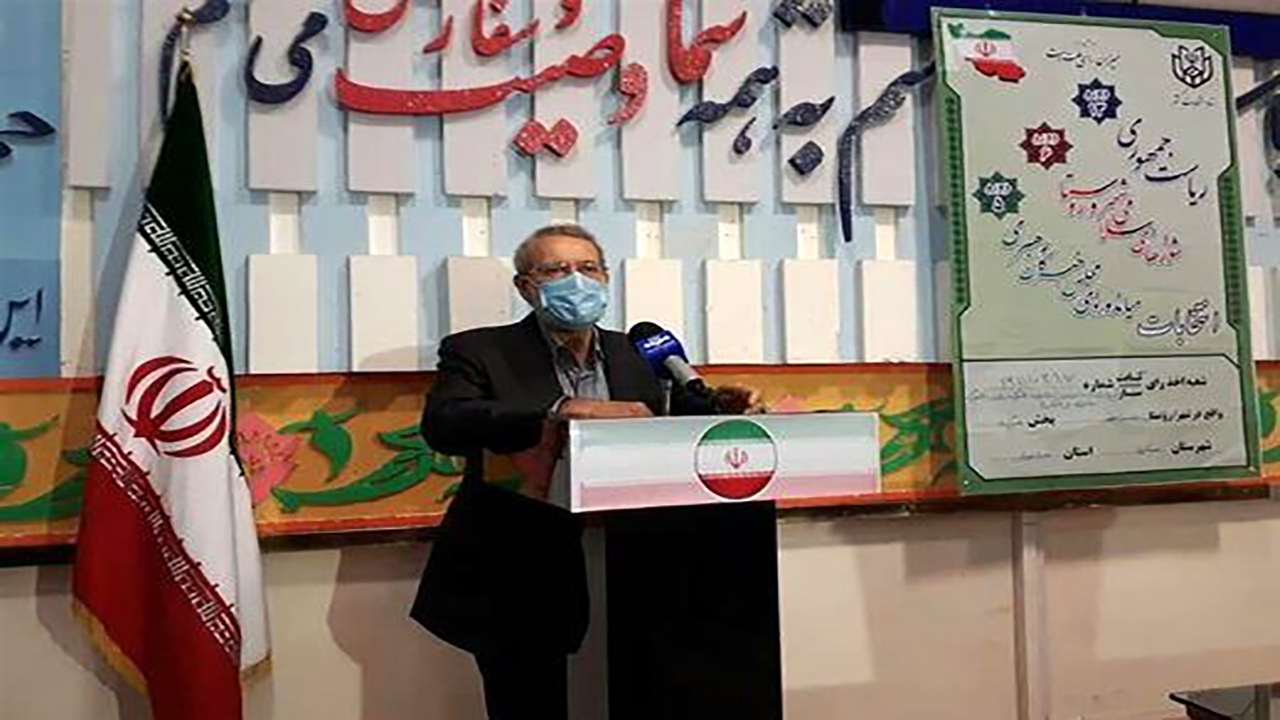لاریجانی در ساری: قهر با انتخابات بی معنا است