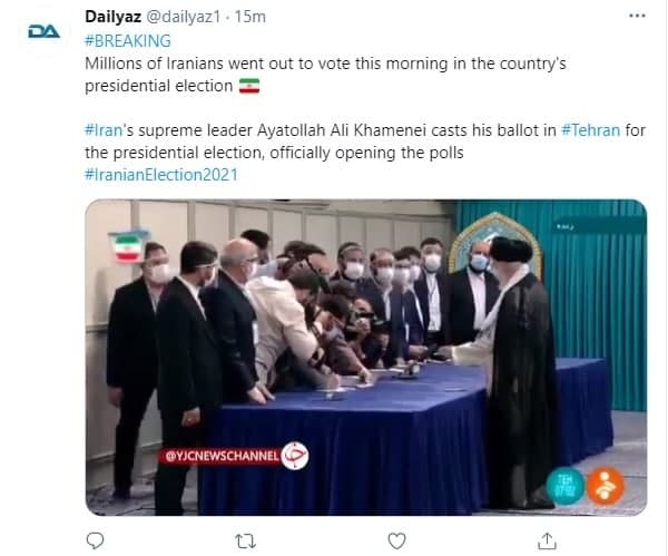 بازتاب برگزاری سیزدهمین انتخابات ریاست جمهوری ایران در رسانه&zwnj;های منطقه و جهان + تصاویر