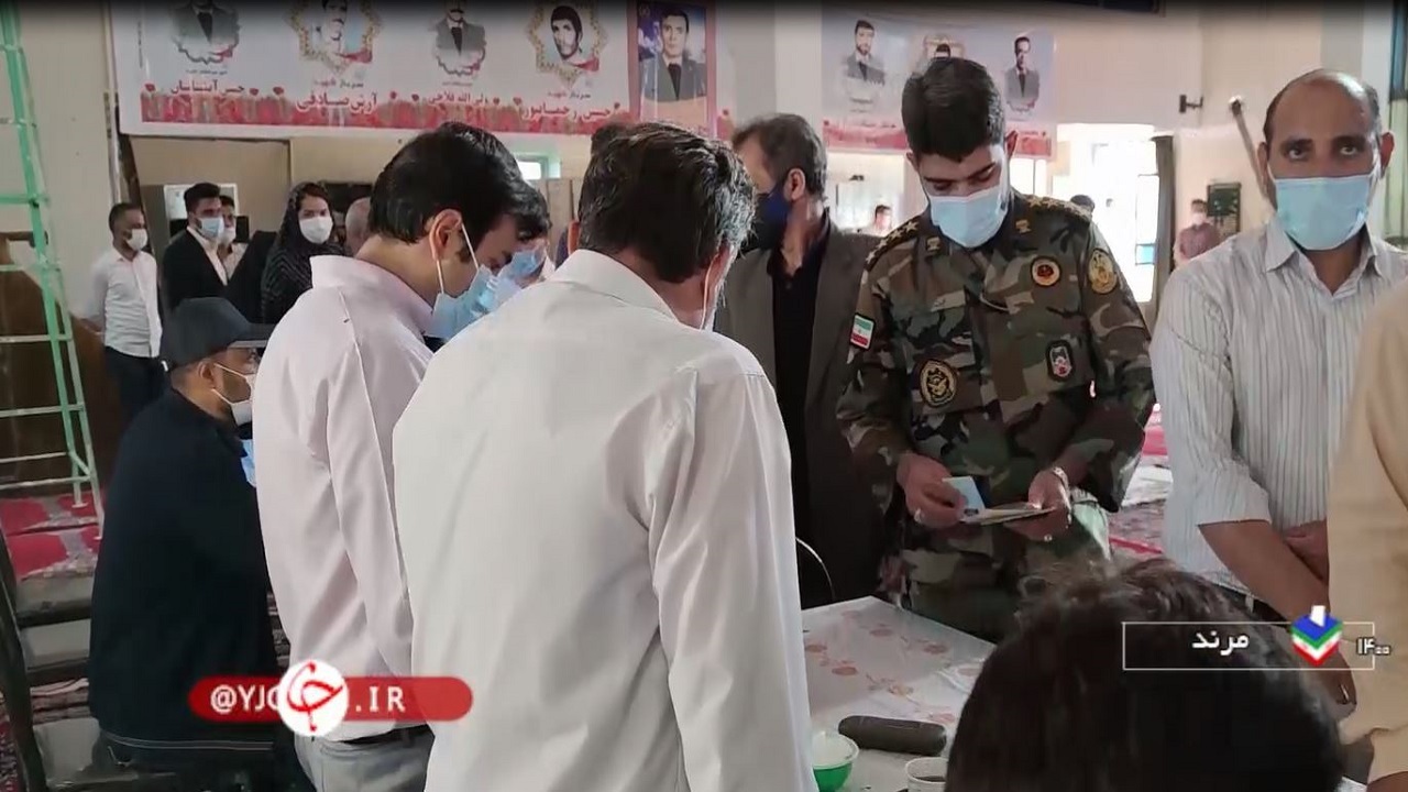 شور حضور در شعب اخذ رای مرند