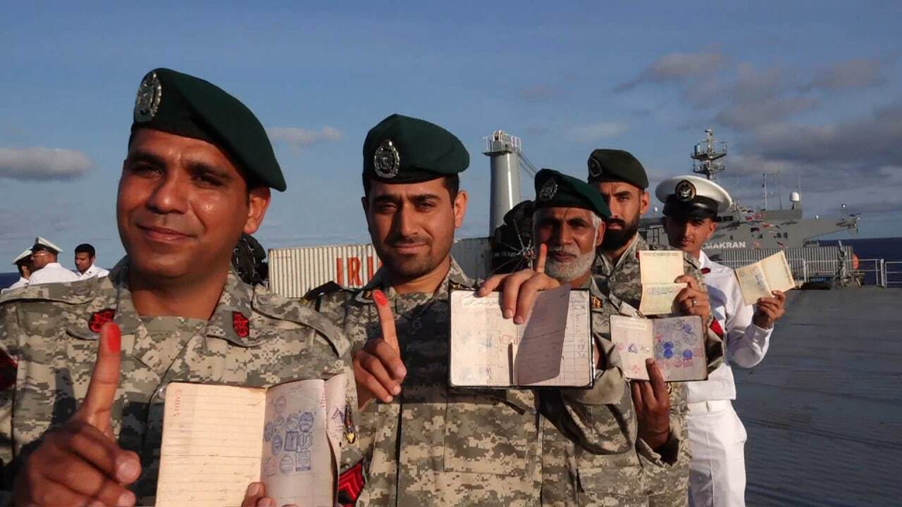 پیام همدلی ناوگروه نیروی دریایی ارتش از اقیانوس اطلس به ملت ایران