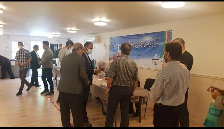 حضور پرشور ایرانیان خارج از کشور در انتخابات ریاست جمهوری ۱۴۰۰ + عکس