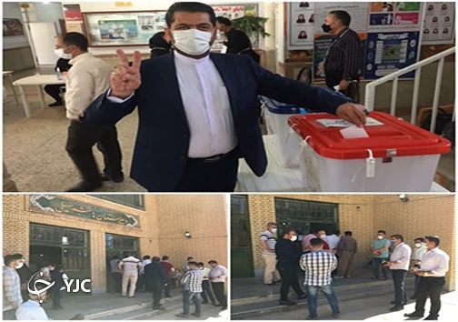 آغاز انتخابات ۱۴۰۰ در مهاباد+ تصاویر