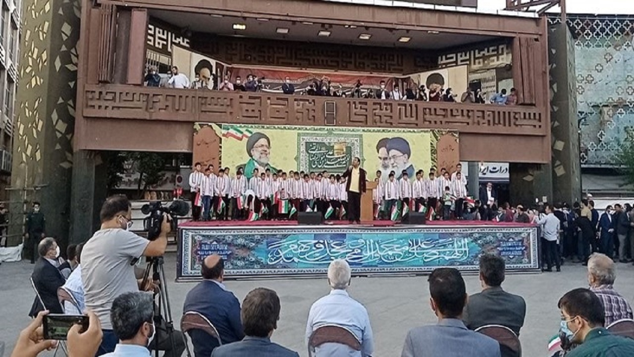 جشن پیروزی هواداران حجت الاسلام رئیسی در تهران برگزار شد