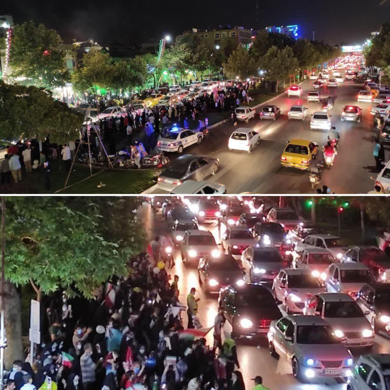 جشن پیروزی ابراهیم رئیسی