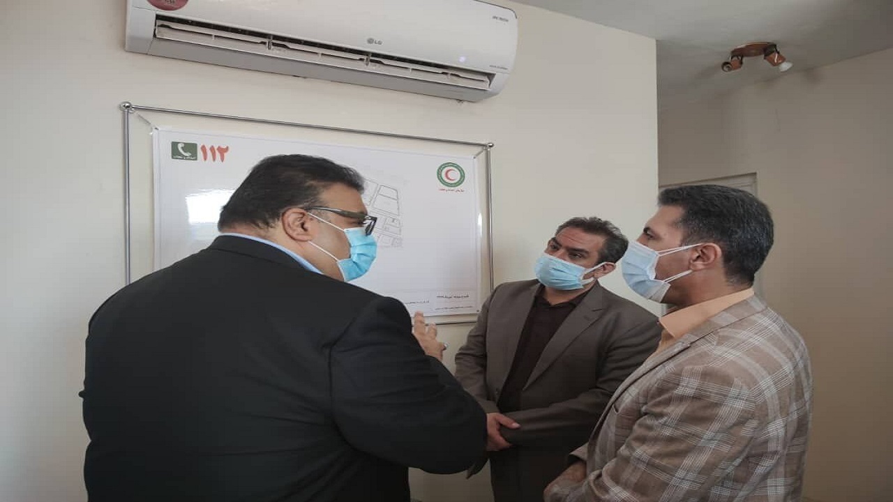 بازدید نماینده فدراسیون صلیب سرخ از مرکز امداد و نجات قزوین