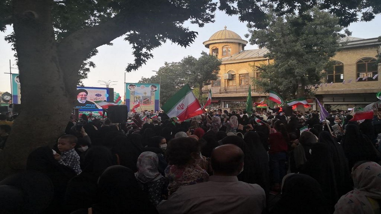 جشن بزرگ هواداران حجت الاسلام رئیسی در همدان