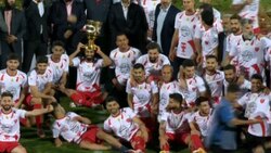 باشگاه خبرنگاران -مراسم اهدای جام به تیم پرسپولیس تهران + فیلم