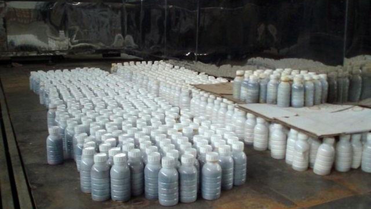 انبار تولید سم تقلبی در بابل لو رفت