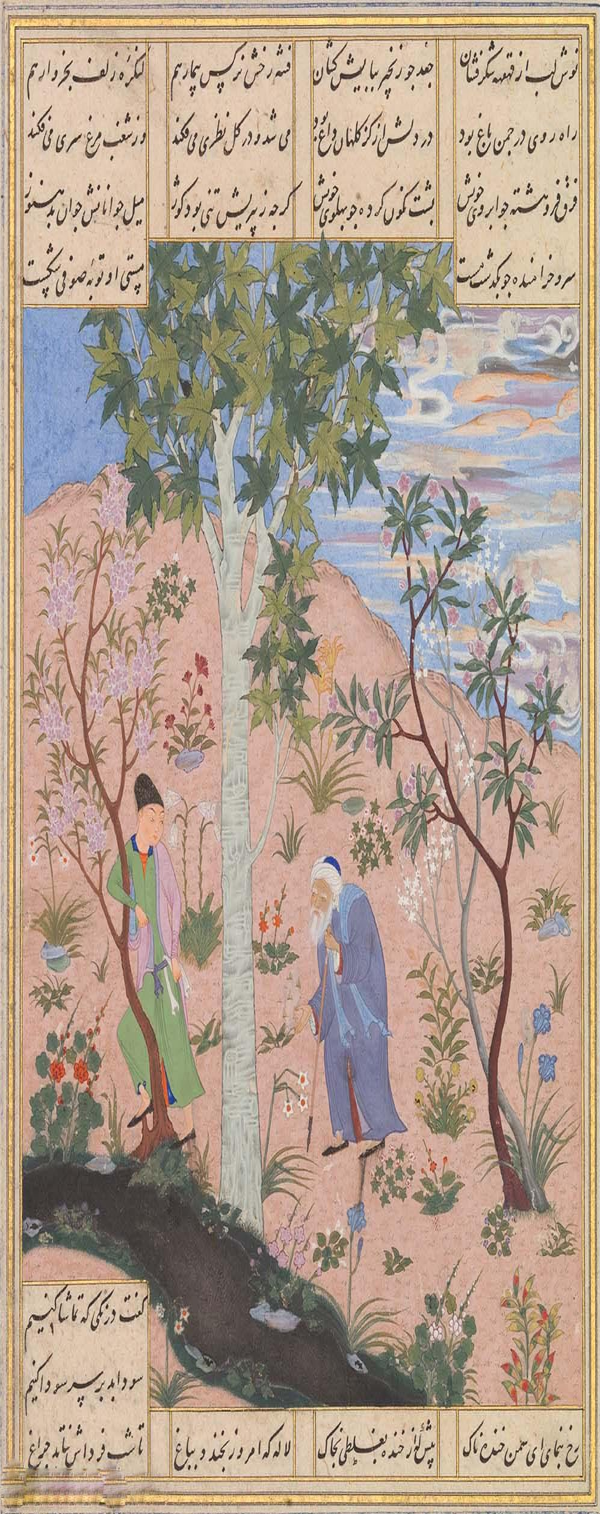 هنرمند مشهور ایرانی که ۲ قبر دارد / &laquo;سرو&raquo; و &laquo;چنار&raquo; در نقاشی نماد چیست؟ + تصاویر