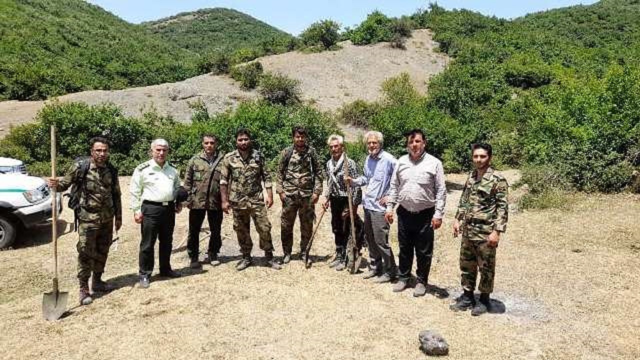 حریق در جنگل سقزچی شهرستان نمین مهار شد