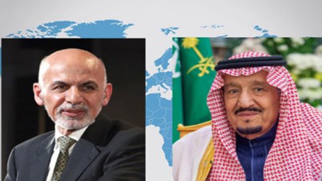 گفتگوی تلفنی پادشاه سعودی و رئیس جمهور افغانستان
