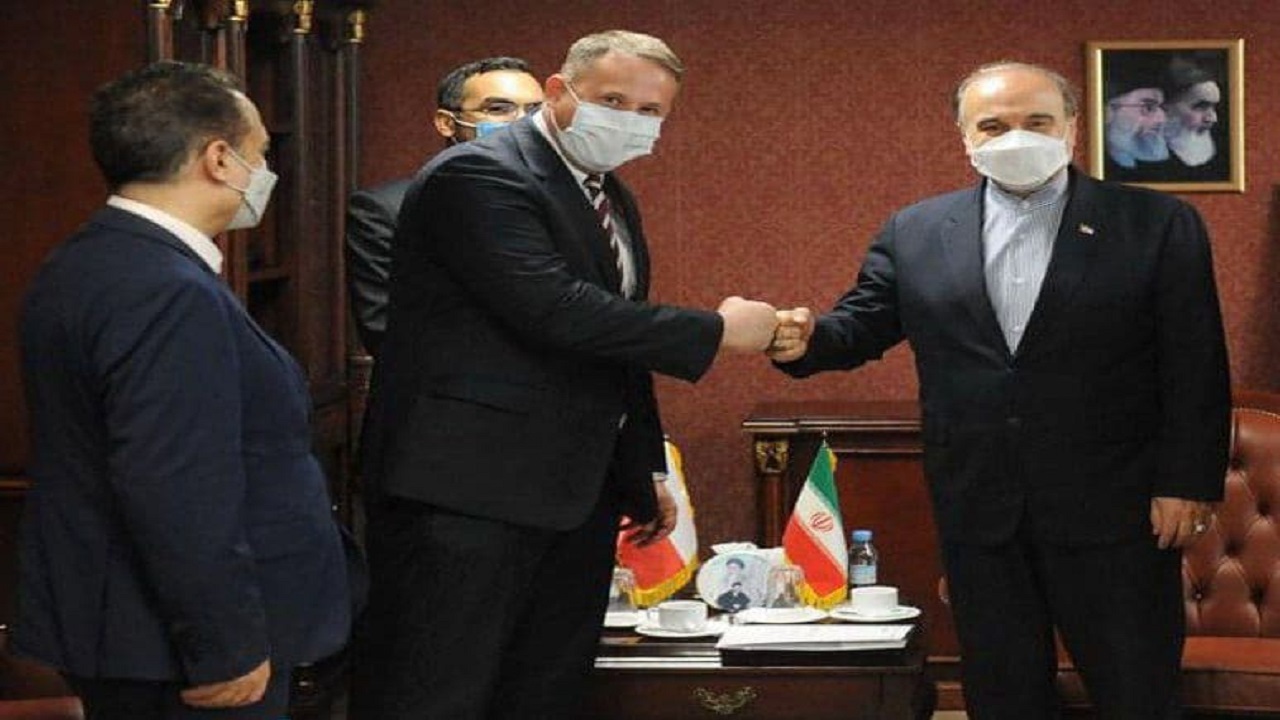 دیدار سفیر لهستان در ایران با وزیر ورزش و جوانان